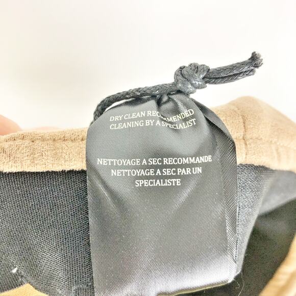 BlankNYC Womens Faux Suede Leggings 25 US 2 Tan High Rise Skinny Back Zip NWT - Picture 9 of 9